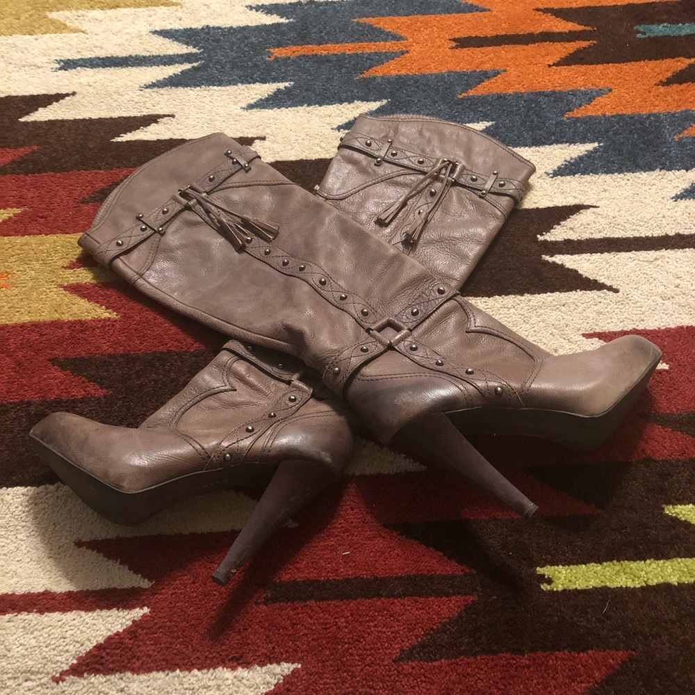 Gianni Boots studded, amazing!
